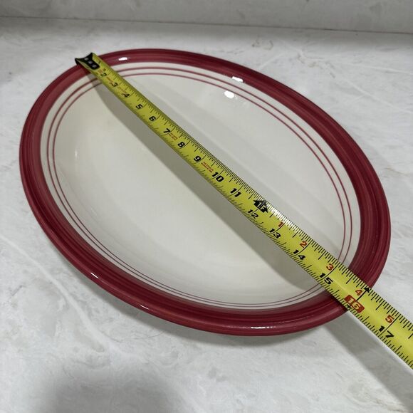 VERY Large Family Style Serving Plate Platter Italy Made for Roma, Inc New York - Picture 9 of 12